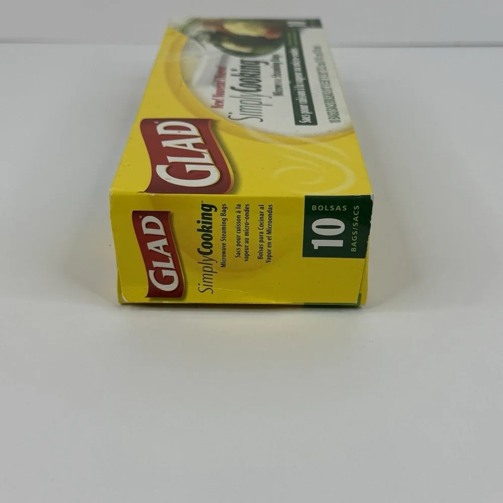 GLAD Simply‎ Cooking Microwave Cooking Steaming Bags Discontinued New Box of 10